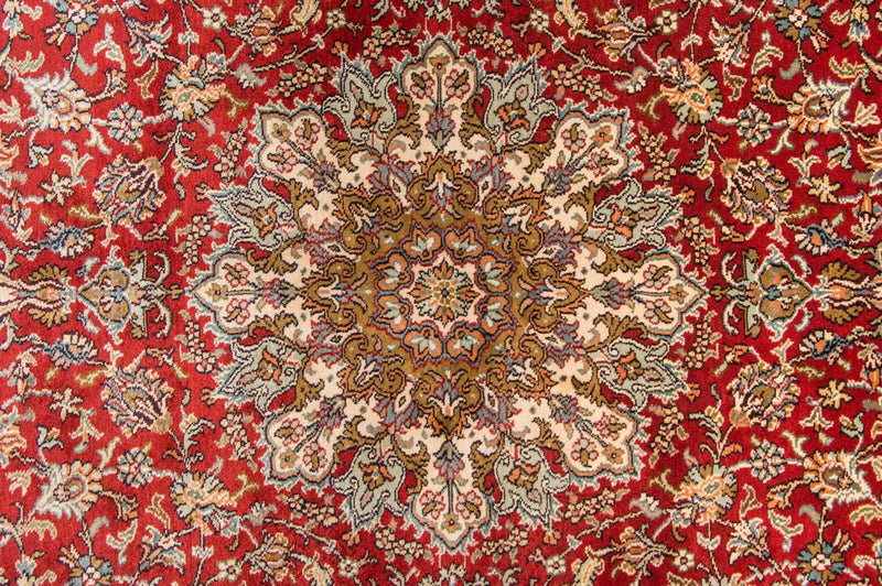 Jedwabny dywan - Kashmir Silk - 218 x 156 cm - czerwony