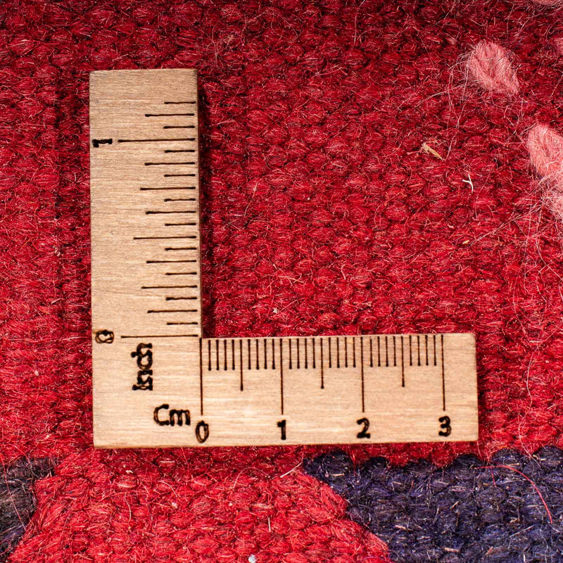 Biegacz Dywan Kelim - Stary - 395 x 145 cm - wielokolorowy