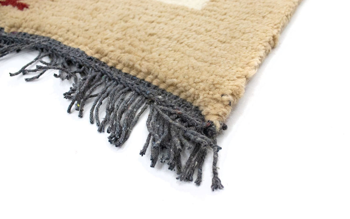 Dywan z Nepalu - 140 x 70 cm - beżowy