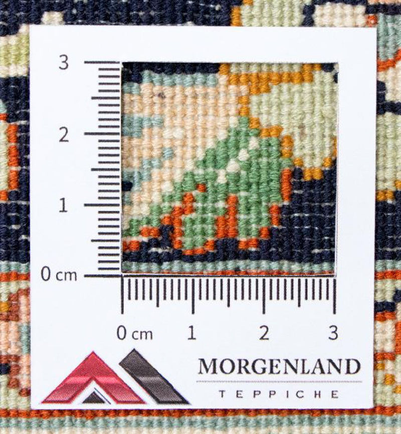 Jedwabny dywan - Kashmir Silk - 98 x 63 cm - niebieski