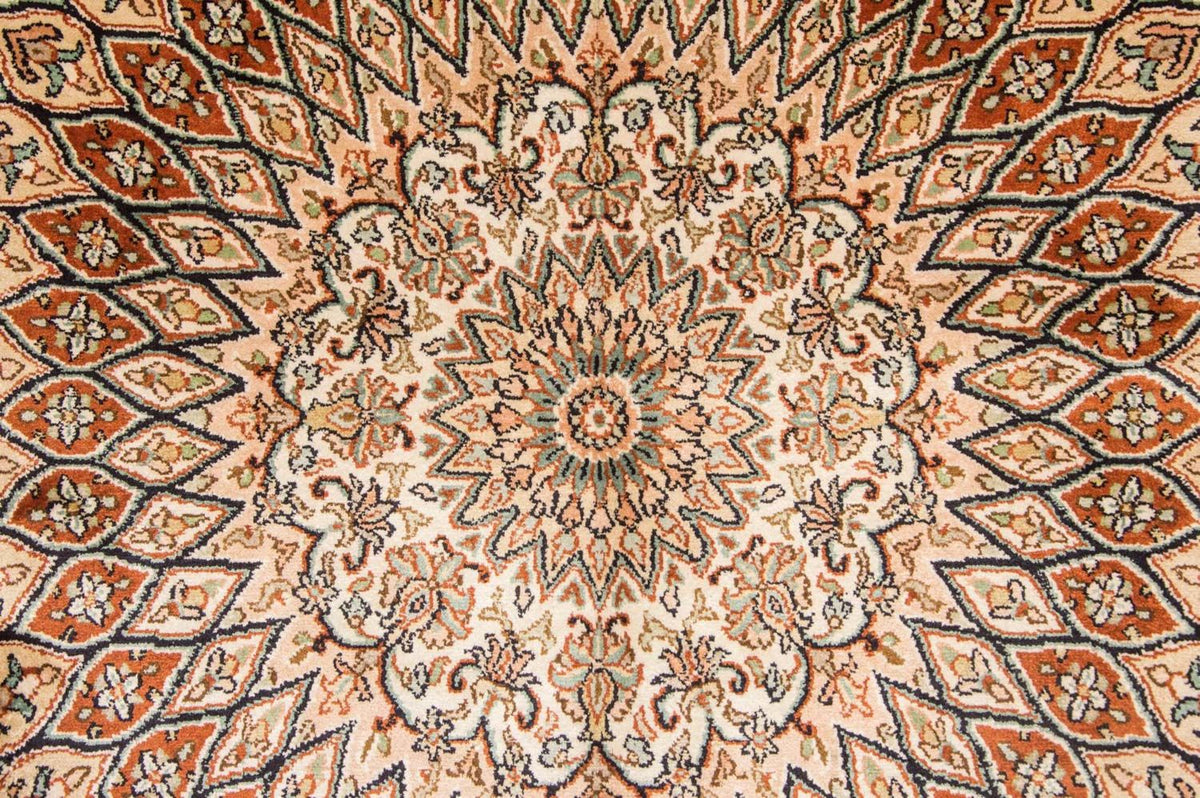 Jedwabny dywan - Kashmir Silk - 194 x 120 cm - wielokolorowy