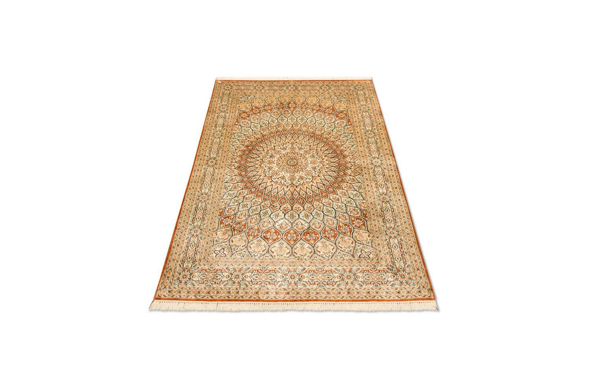 Jedwabny dywan - Kashmir Silk - 194 x 120 cm - wielokolorowy