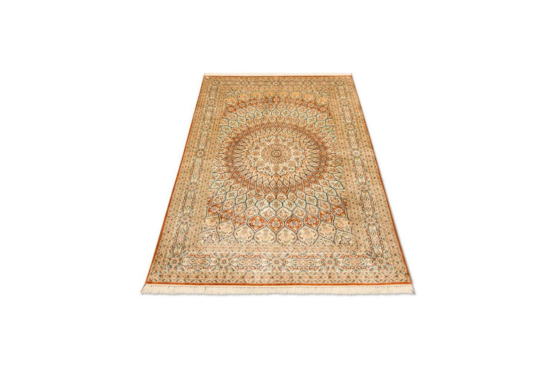 Jedwabny dywan - Kashmir Silk - 194 x 120 cm - wielokolorowy