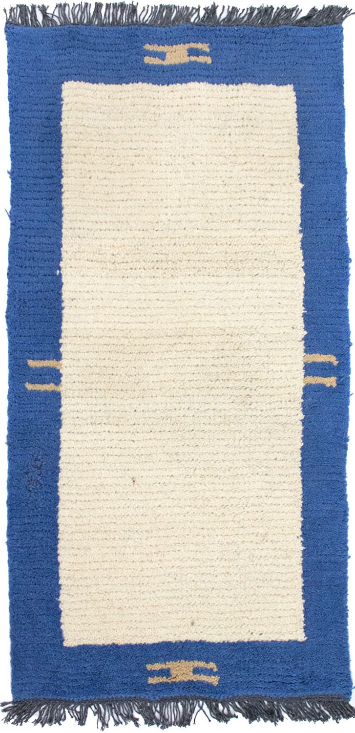 Dywan z Nepalu - 140 x 70 cm - beżowy