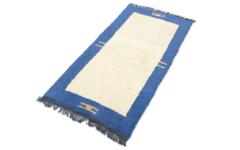 Dywan z Nepalu - 140 x 70 cm - beżowy