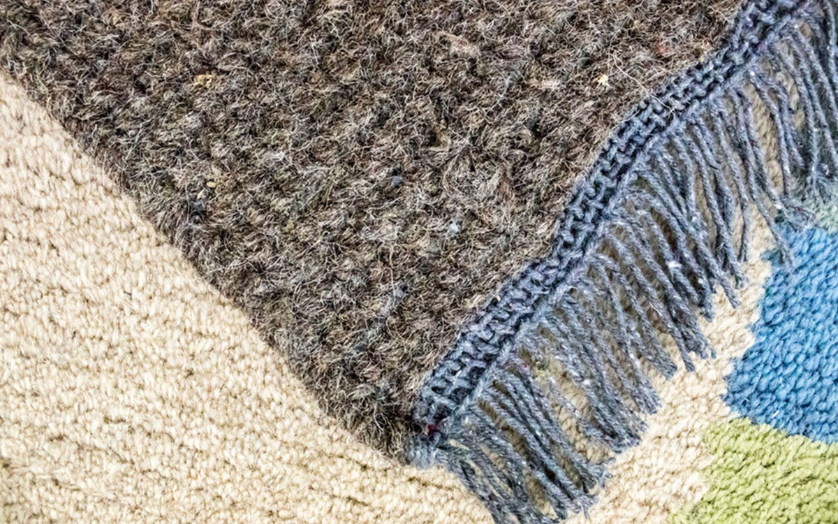 Dywan z Nepalu - 140 x 70 cm - beżowy