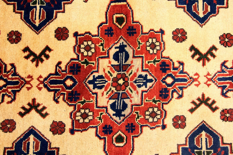 Biegacz Afgański dywan - Hatshlu - 283 x 86 cm - beżowy