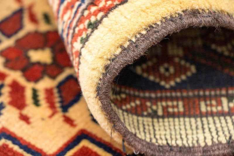 Biegacz Afgański dywan - Hatshlu - 283 x 86 cm - beżowy