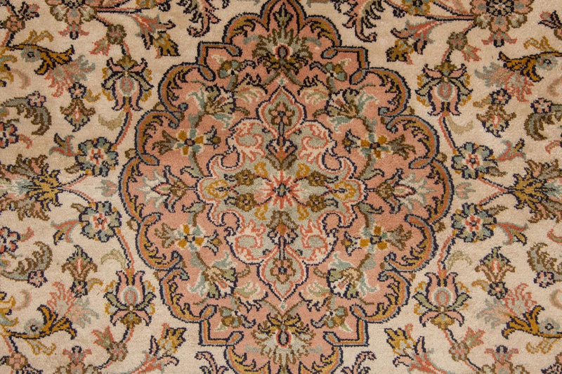 Jedwabny dywan - Kashmir Silk - 184 x 124 cm - beżowy