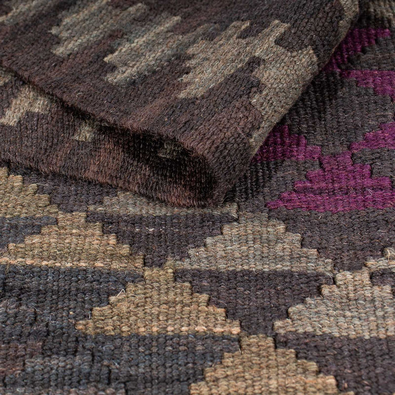 Dywan Kelim - Orientalny - 202 x 157 cm - wielokolorowy