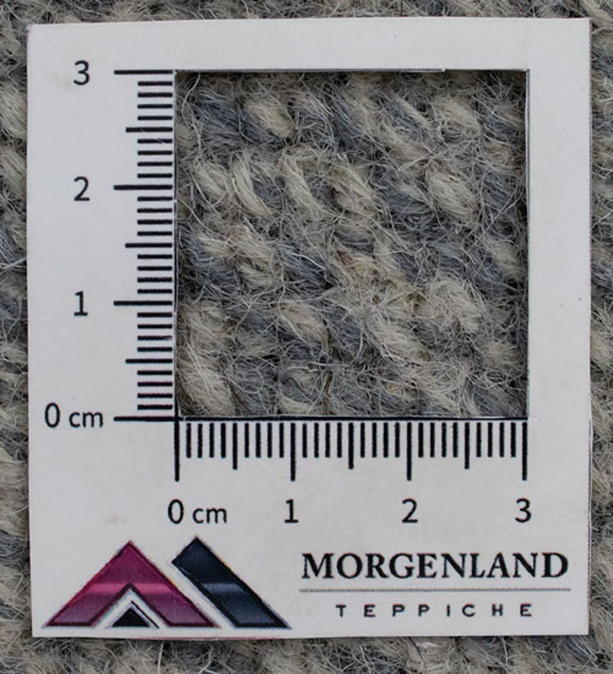 Dywan z Nepalu - 140 x 70 cm - szary