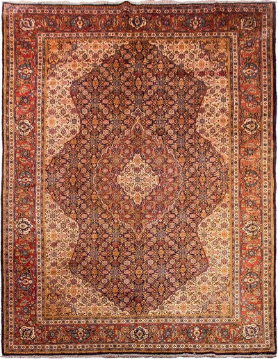 Sarouk Dywan 210x337cm - Dywan perski - ciemnoniebieski