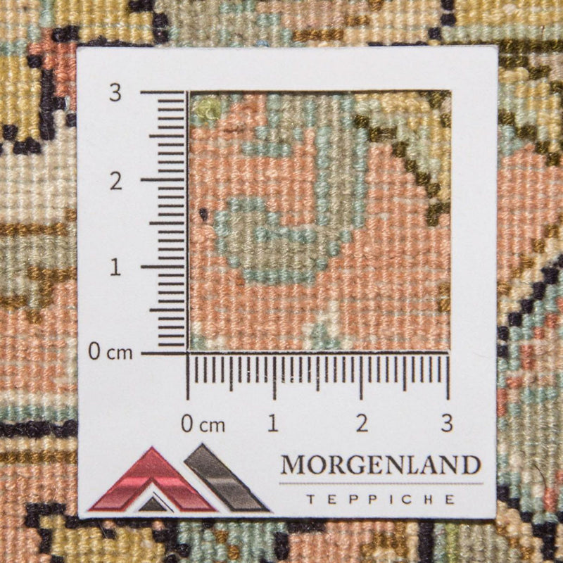 Jedwabny dywan - Kashmir Silk - 335 x 243 cm - beżowy