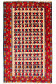 Dywan beludżycki - 130 x 77 cm - czerwony