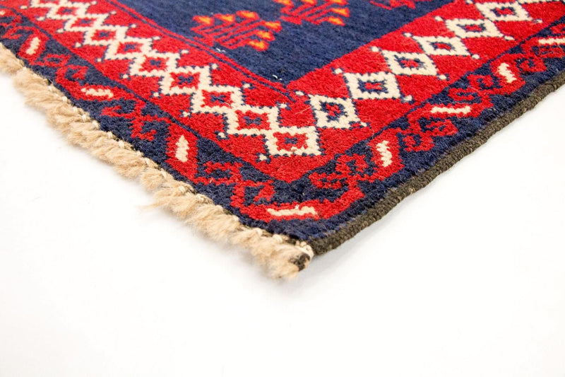 Dywan beludżycki - 130 x 82 cm - niebieski