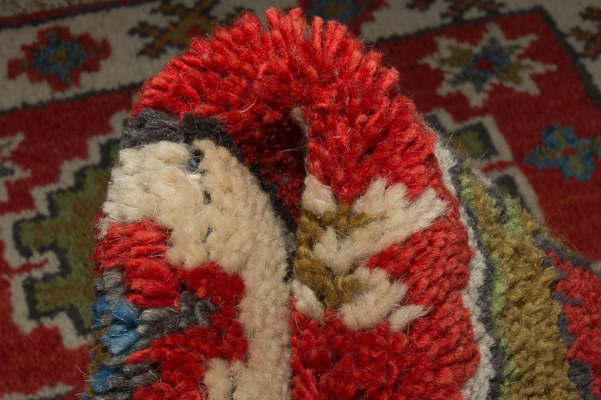 Dywan orientalny - 92 x 65 cm - czerwony