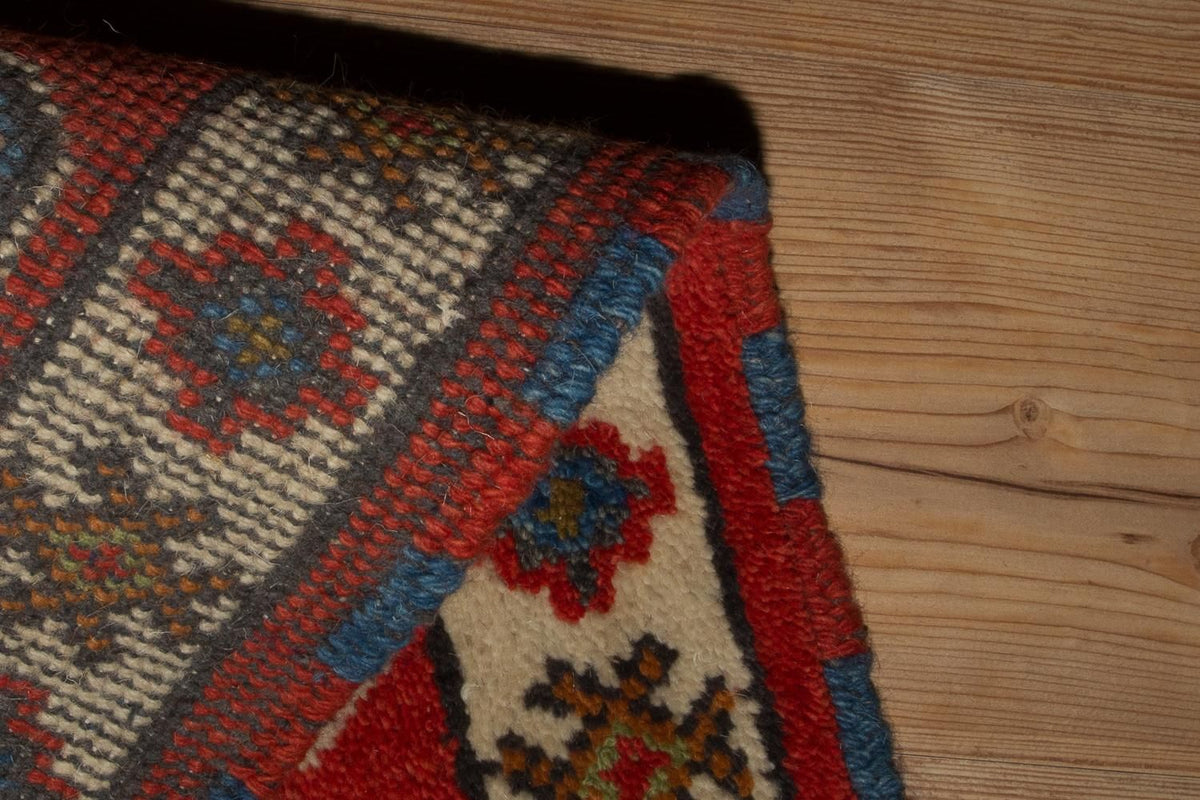 Dywan orientalny - 92 x 65 cm - czerwony