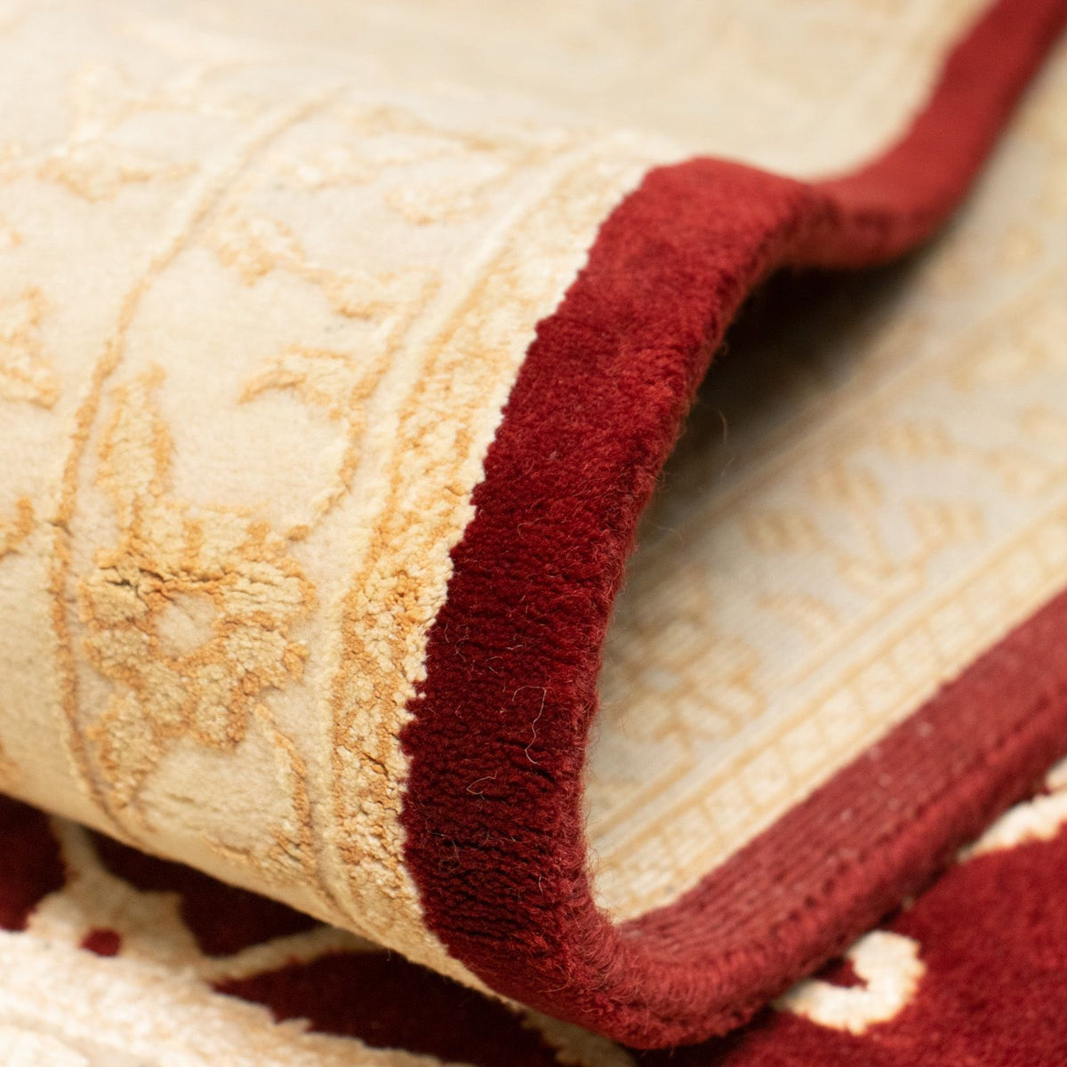 Designerski dywan - 235 x 174 cm - czerwony