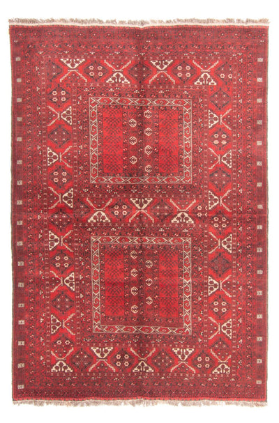 Dywan turkmeński 159x236cm - Dywan perski - czerwony