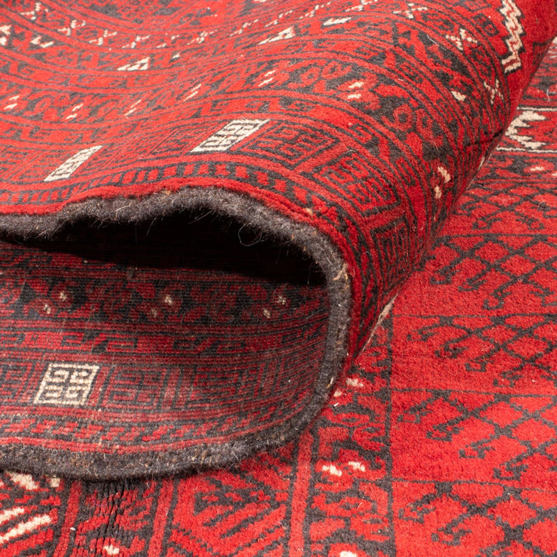 Dywan turkmeński - 236 x 159 cm - czerwony