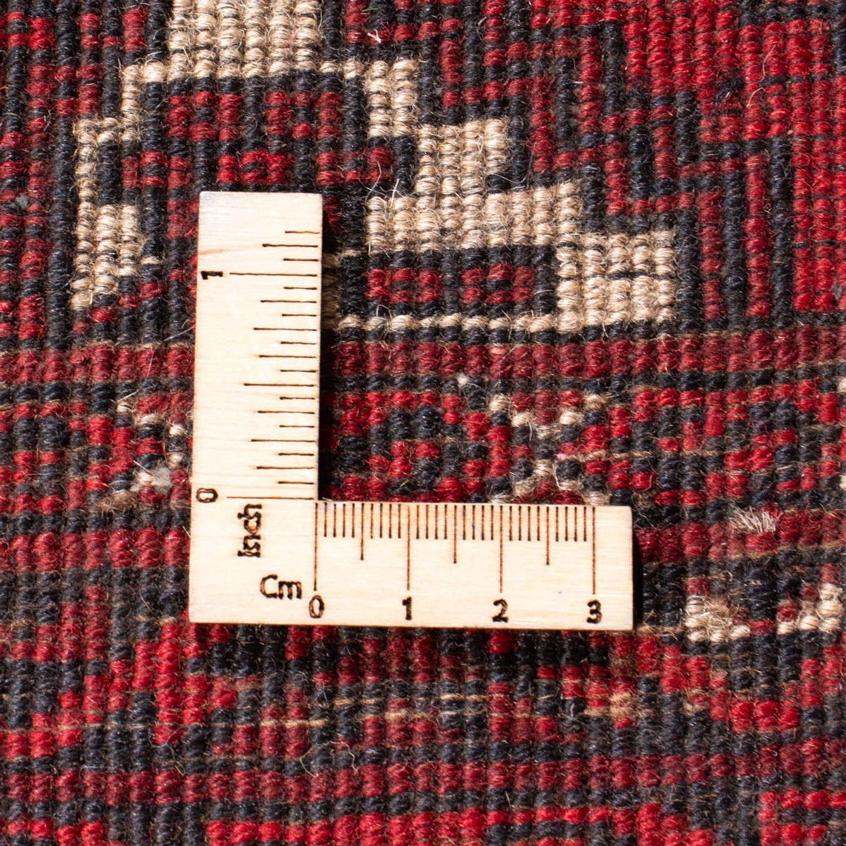 Dywan turkmeński - 236 x 159 cm - czerwony