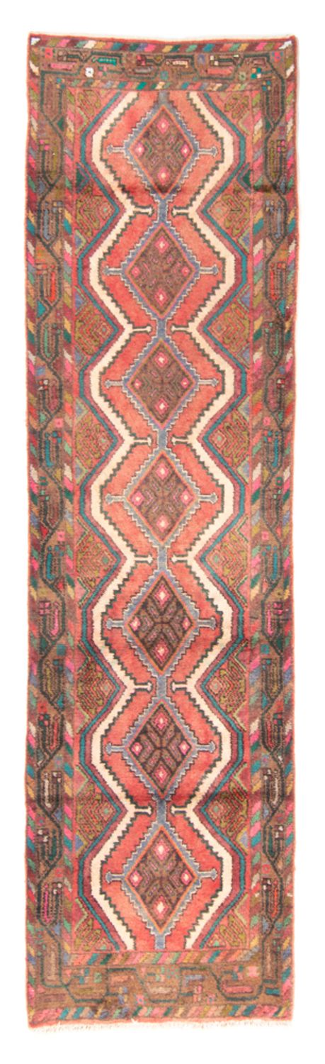 Biegacz Perski dywan - Nomadyczny - 302 x 77 cm - czerwony