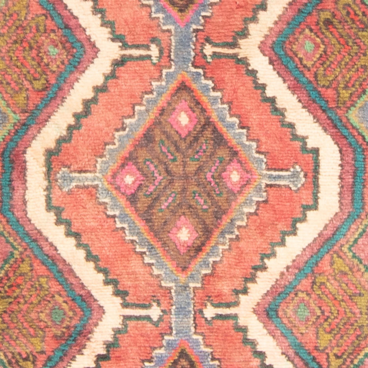 Biegacz Perski dywan - Nomadyczny - 302 x 77 cm - czerwony