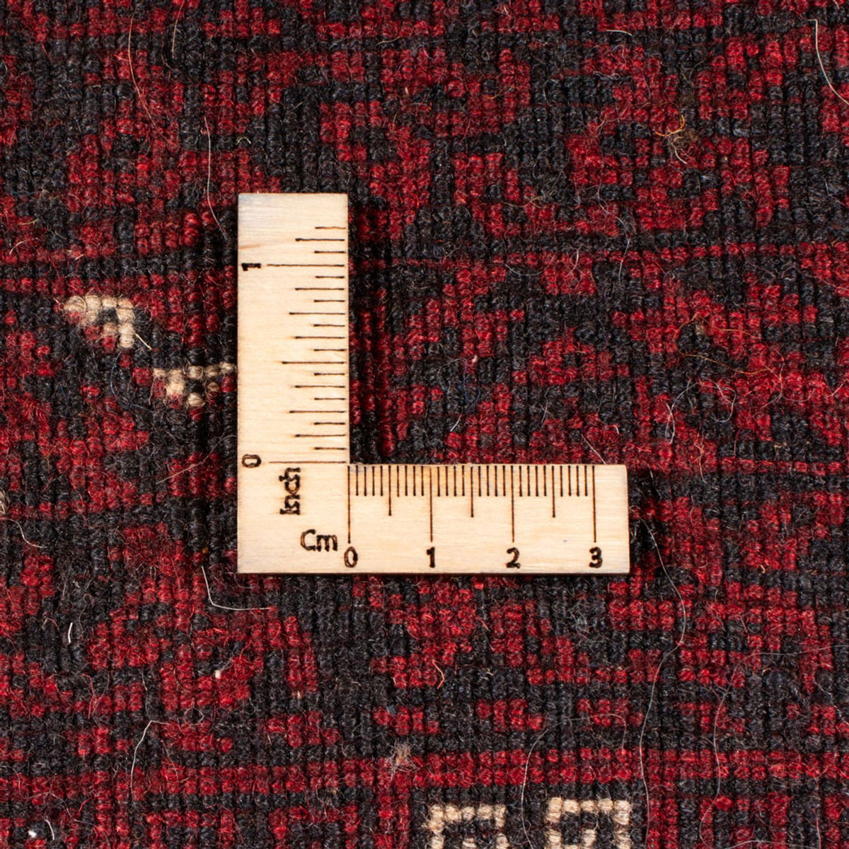 Dywan turkmeński - 224 x 158 cm - czerwony