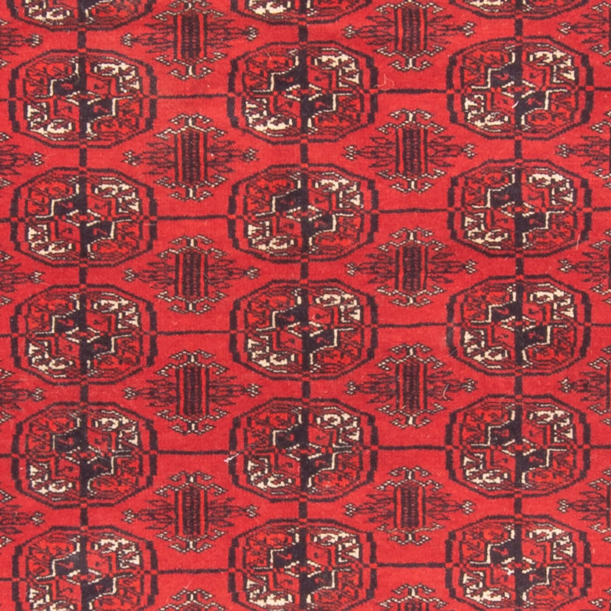 Dywan turkmeński - 168 x 124 cm - czerwony