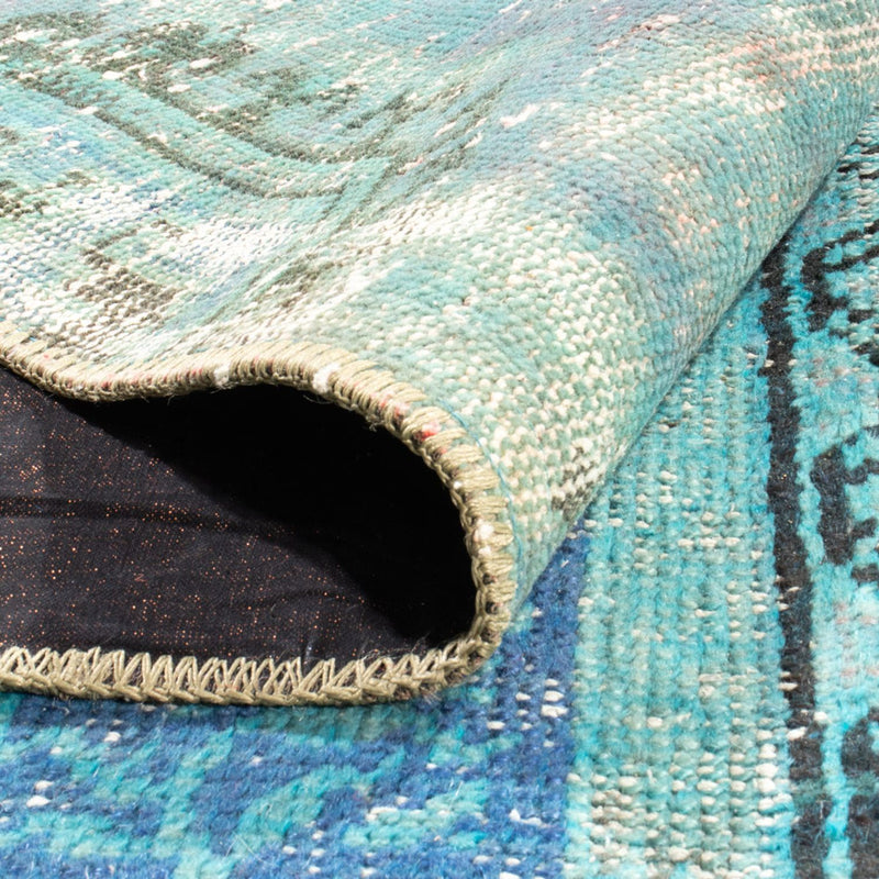 Dywan Vintage - 305 x 198 cm - turkusowy