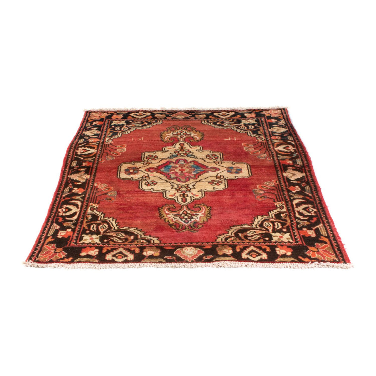 Perski dywan - Nomadyczny - 139 x 110 cm - łososiowy