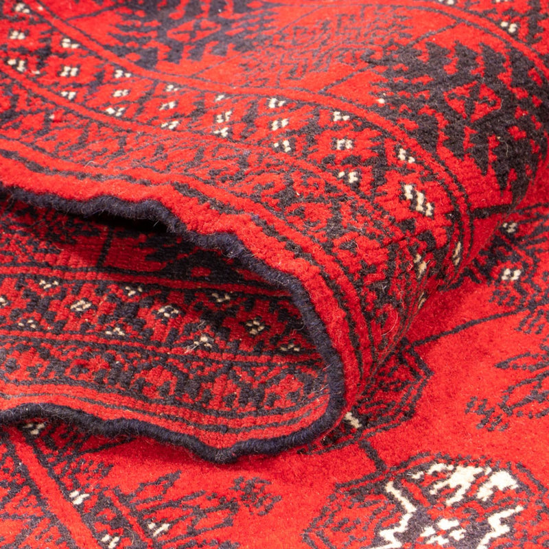 Biegacz Dywan turkmeński - 194 x 85 cm - czerwony