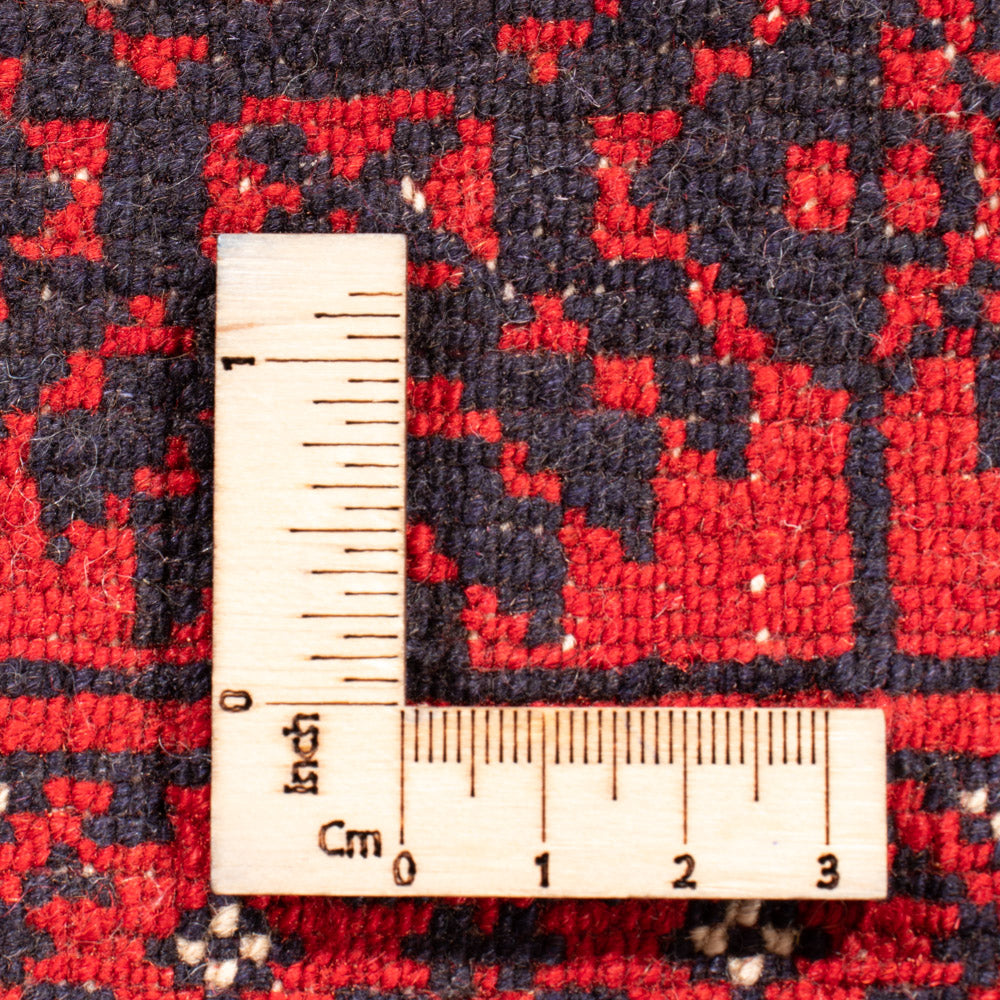 Biegacz Dywan turkmeński - 194 x 85 cm - czerwony