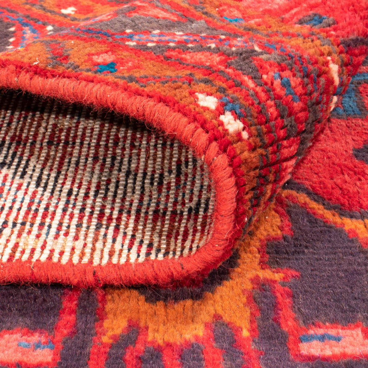 Perski dywan - Nomadyczny - 196 x 134 cm - ciemnoniebieski