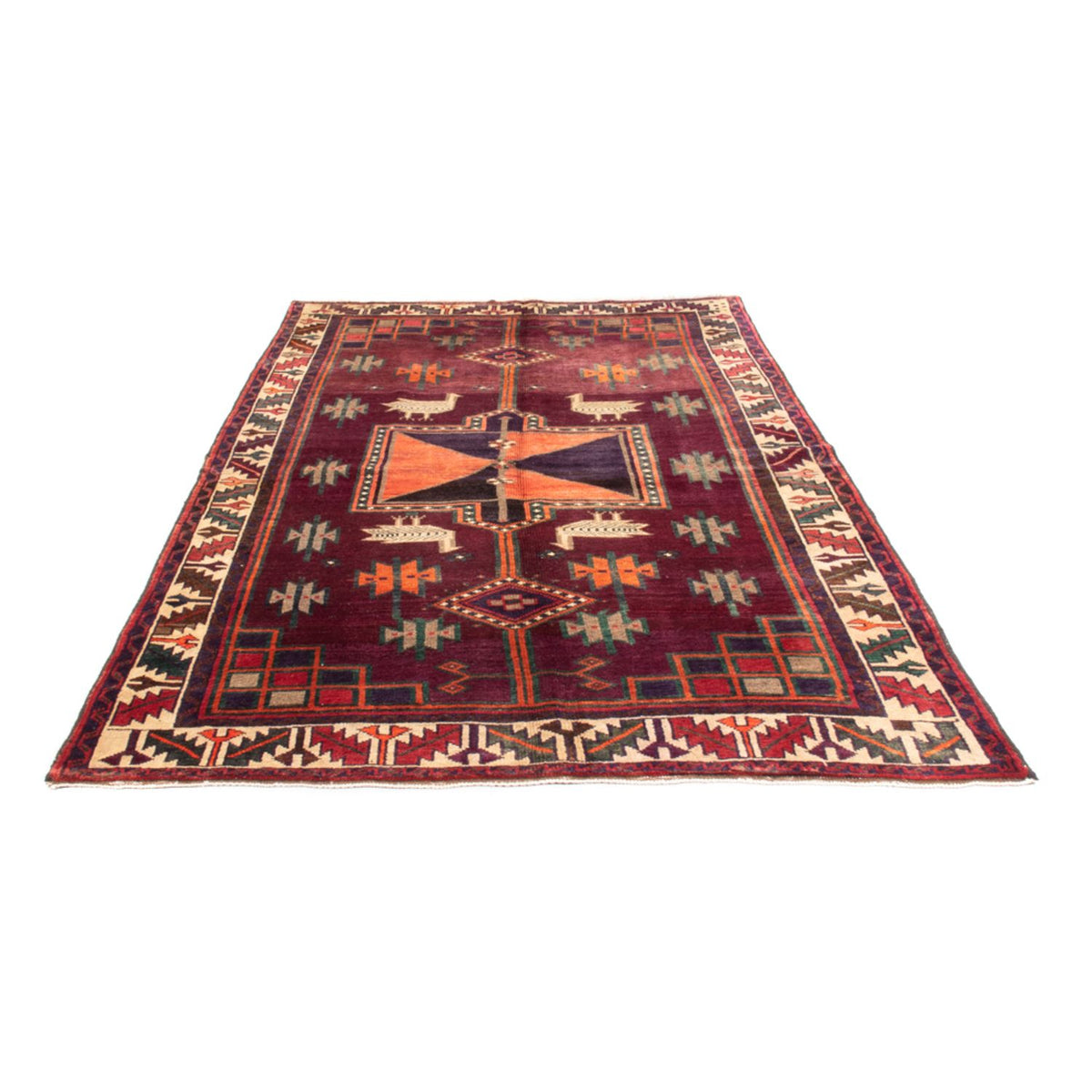 Perski dywan - Nomadyczny - 245 x 156 cm - fioletowy