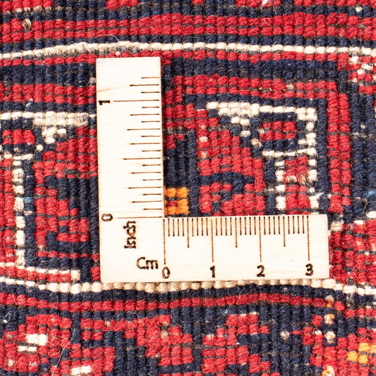 Dywan turkmeński - 246 x 157 cm - czerwony