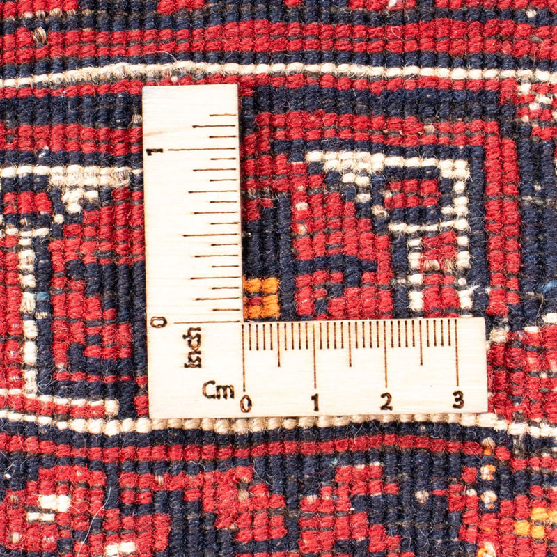 Dywan turkmeński - 246 x 157 cm - czerwony