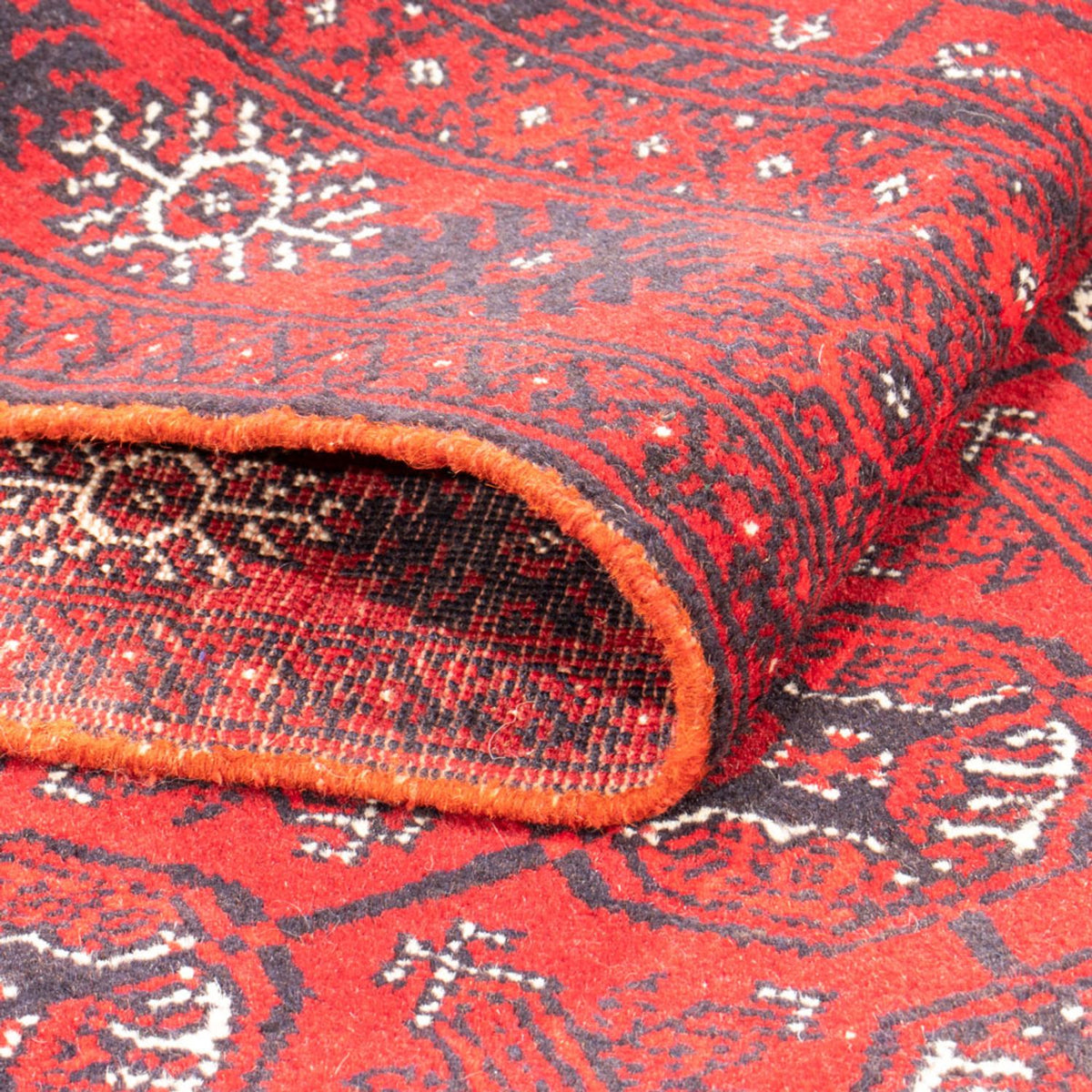 Biegacz Dywan turkmeński - 183 x 79 cm - czerwony