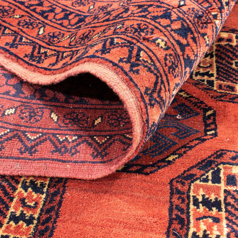 Dywan turkmeński - 200 x 148 cm - czerwony