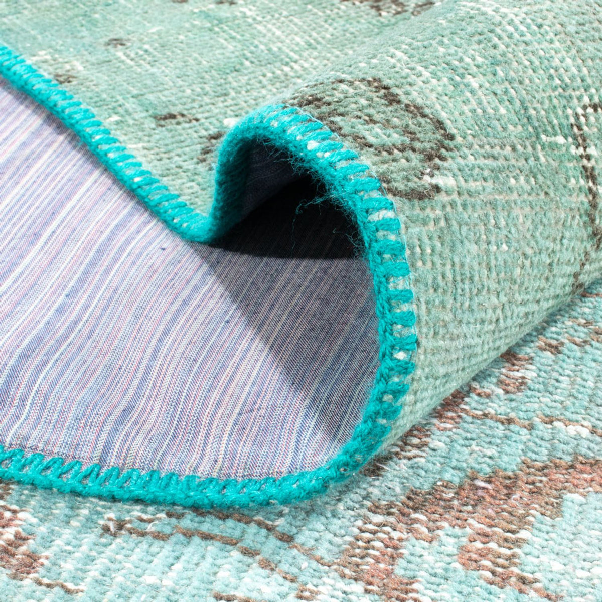 Dywan Vintage - 303 x 203 cm - turkusowy