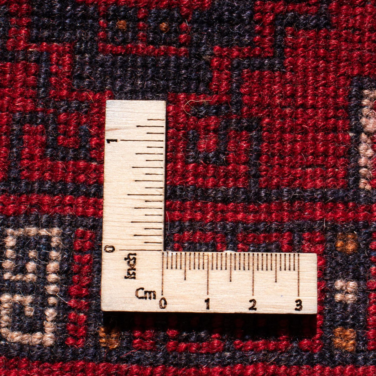 Dywan turkmeński - 230 x 153 cm - czerwony