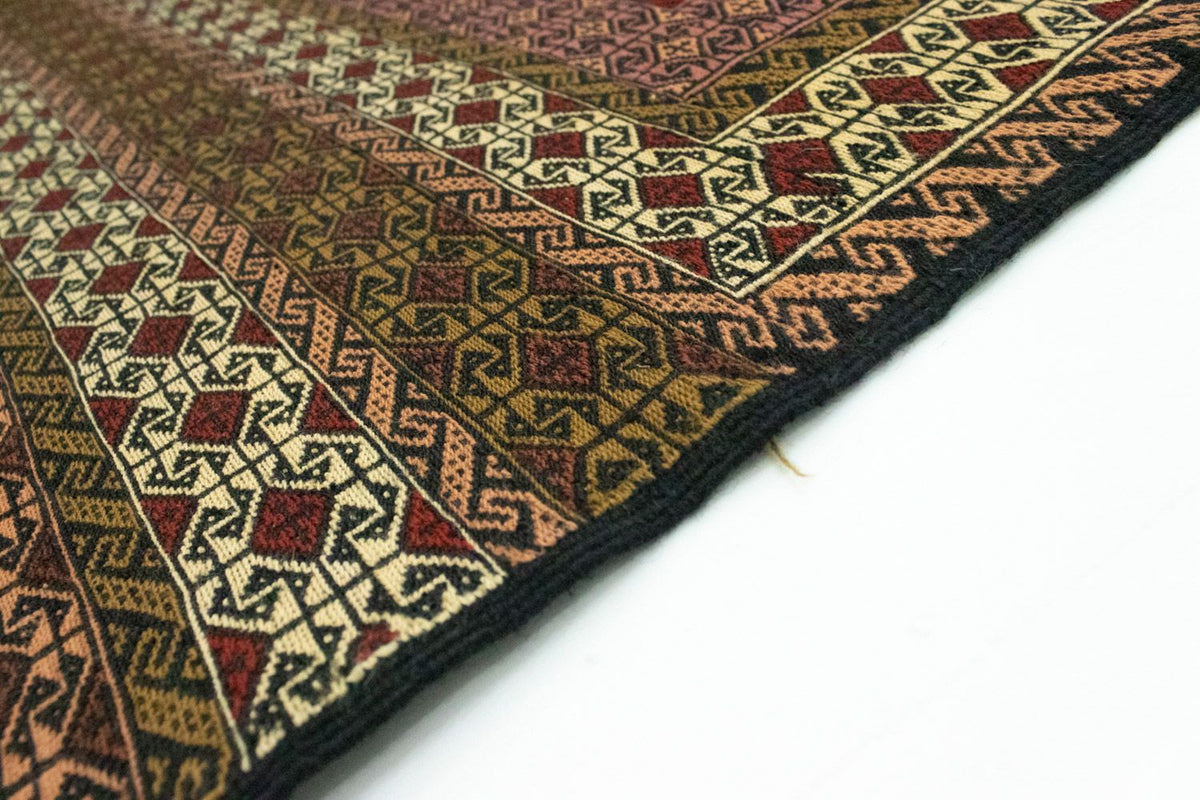 Dywan Kelim - Orientalny - 185 x 132 cm - wielokolorowy