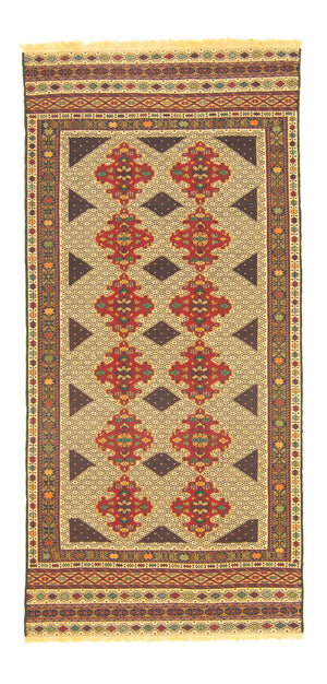 Biegacz Dywan Kelim - Orientalny - 187 x 90 cm - wielokolorowy
