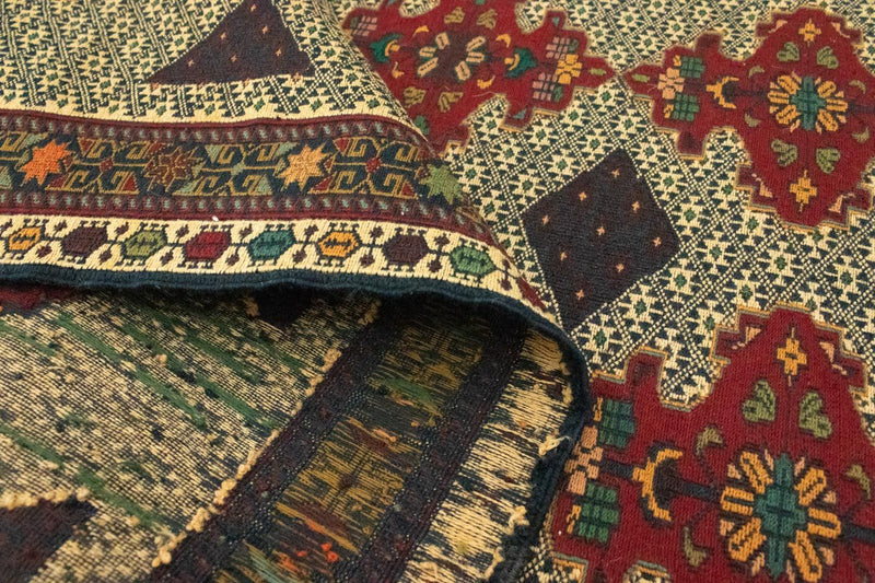 Biegacz Dywan Kelim - Orientalny - 187 x 90 cm - wielokolorowy