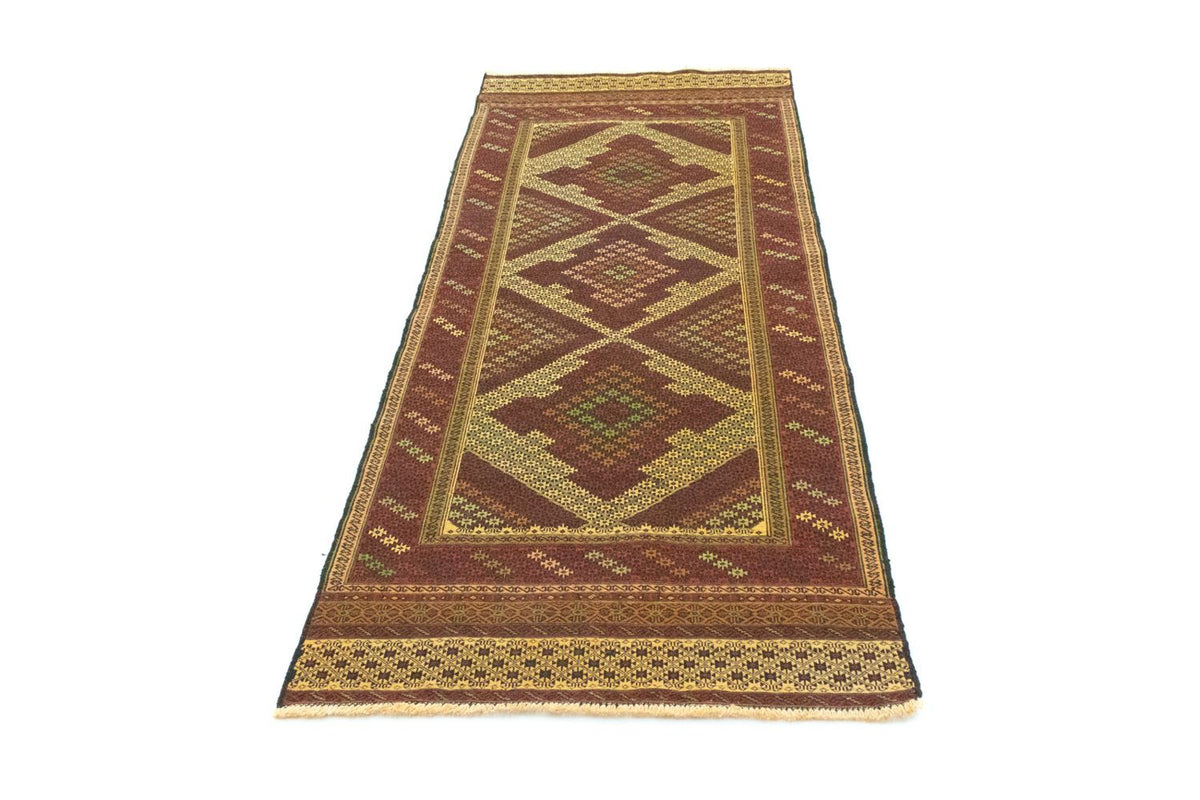 Biegacz Dywan Kelim - Orientalny - 212 x 82 cm - wielokolorowy