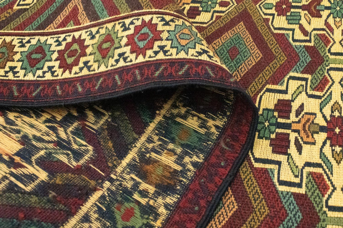 Biegacz Dywan Kelim - Orientalny - 184 x 72 cm - beżowy