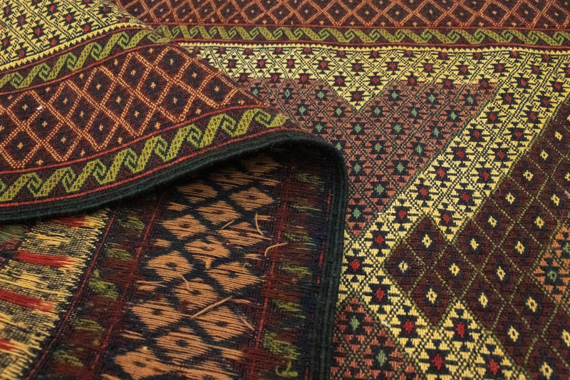 Biegacz Dywan Kelim - Orientalny - 201 x 82 cm - beżowy