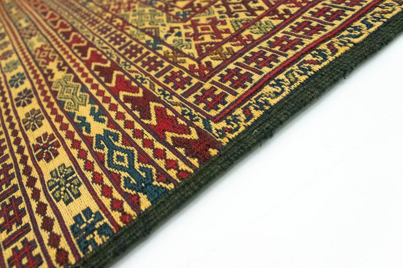 Dywan Kelim - Orientalny - 208 x 133 cm - brązowy