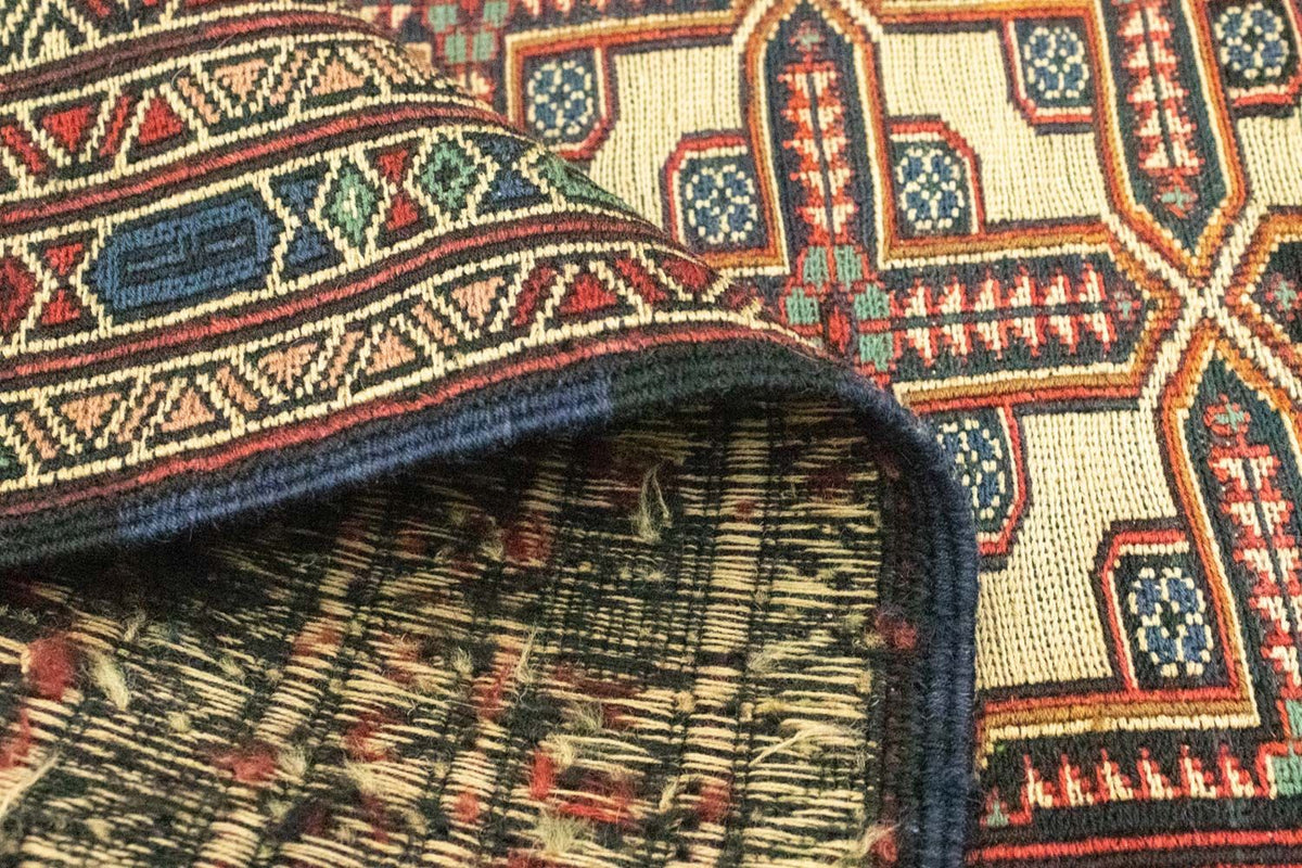 Dywan Kelim - Orientalny - 137 x 87 cm - beżowy