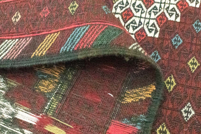 Biegacz Dywan Kelim - Orientalny - 190 x 75 cm - brązowy